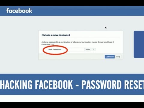 change facebook password