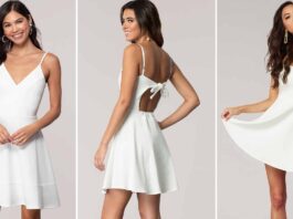 white graduation dresses