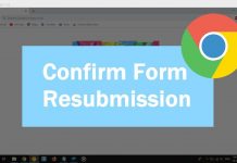 form resubmission