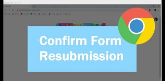 form resubmission