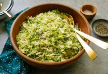 Brussel sprout slaw