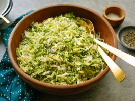 Brussel sprout slaw
