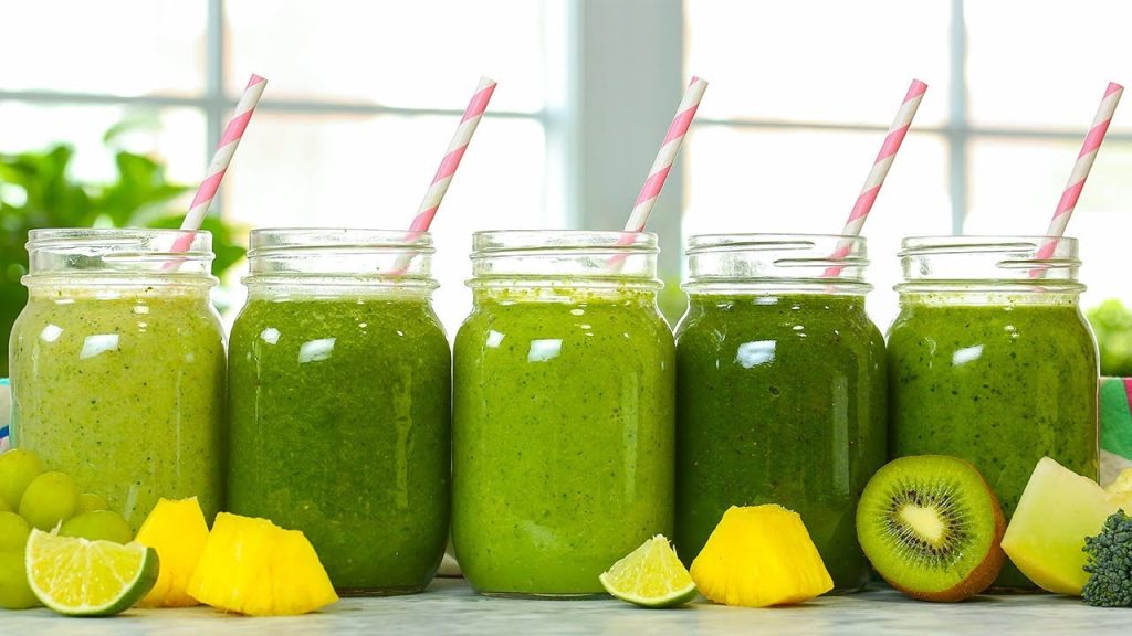 glowing green smoothie