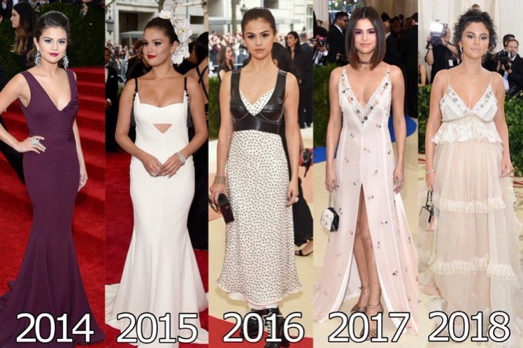 Selena Gomez Wears A Leather Bra Outside Her Dress At The 2016 Met Gala