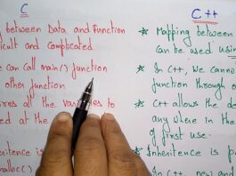 difference between c and c++